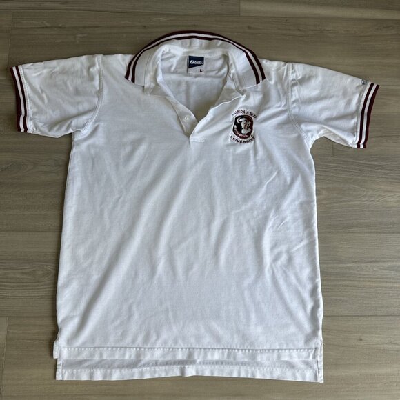Vintage BIKE Embroidered Shirt Seminoles Florida State FSU Mens L Made in USA - Picture 1 of 10
